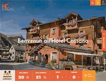 Tablet Screenshot of hotelcassanalivigno.com